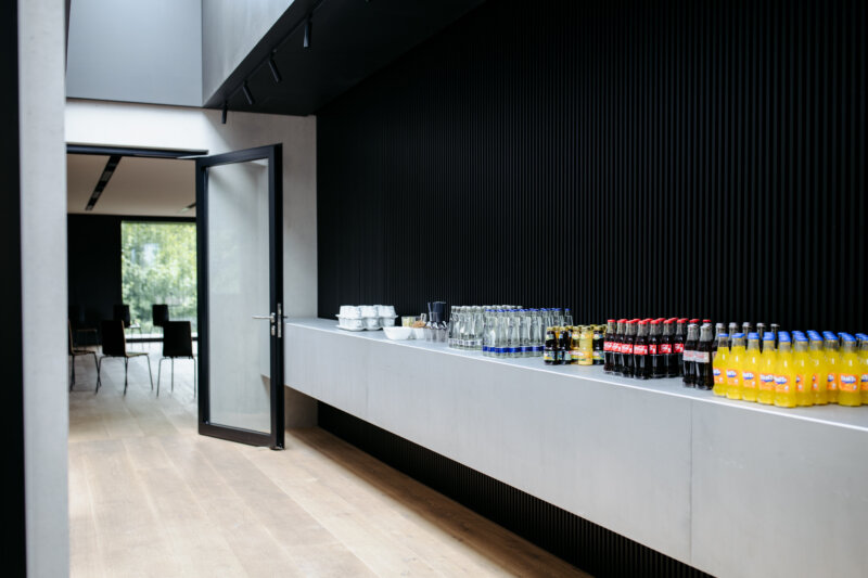 Große Auswahl an Getränken im Werk 100